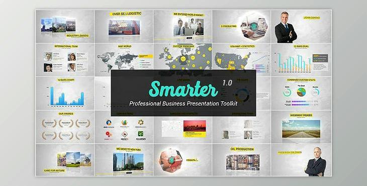 Presentation with Infographics (Videohive 15403293) - AE Project