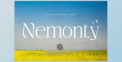 Nemonty - Minimalist Font Creative Market - 289629777