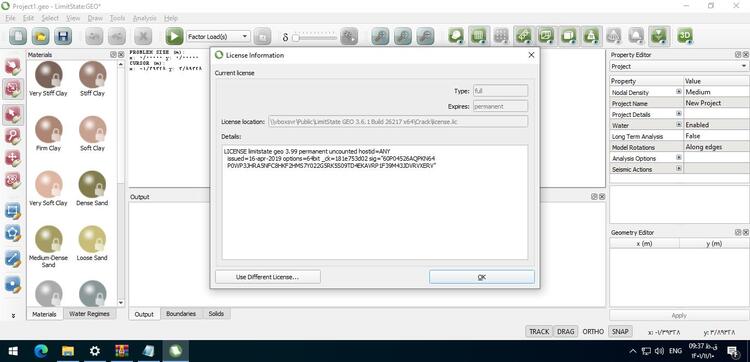 LimitState:GEO 3.6.1 Build 26217 x64