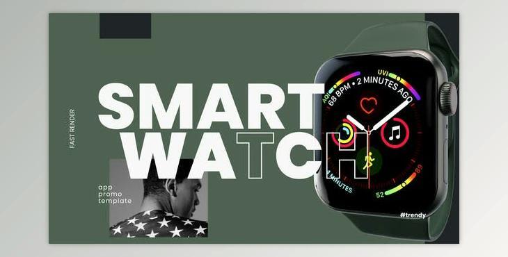 Smart Watch App Promo Intro Opener (Videohive 31103201) - AE Project