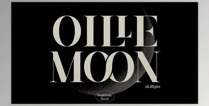 Oille Moon Display Serif Creative Market - 14655873