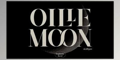 Oille Moon Display Serif Creative Market - 14655873