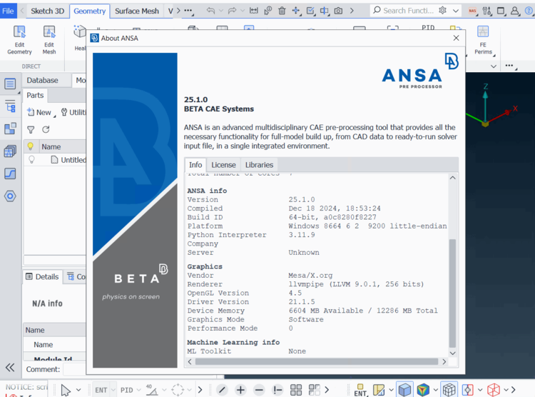 BETA CAE Systems 25.1.2 x64