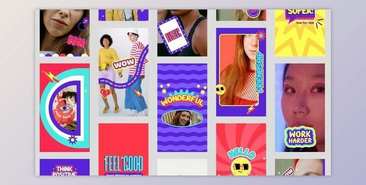 Colorful Stories Pack - AE Project Videohive 31429164