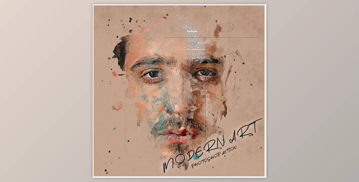 Modern Art Photoshop Action by LadyAlbina