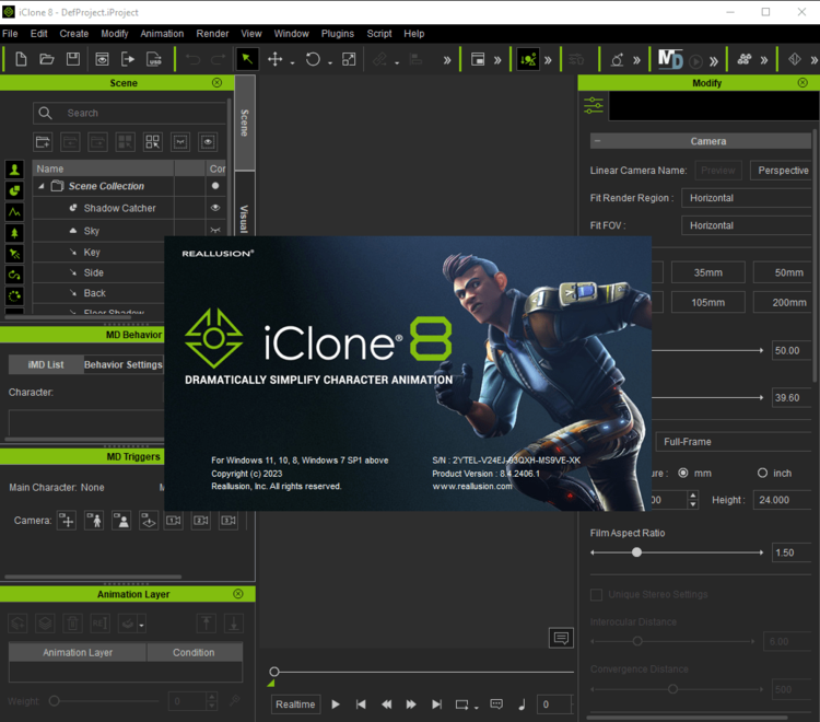Reallusion iClone Pro 8.4.2406.1 x64 + Plug-Ins