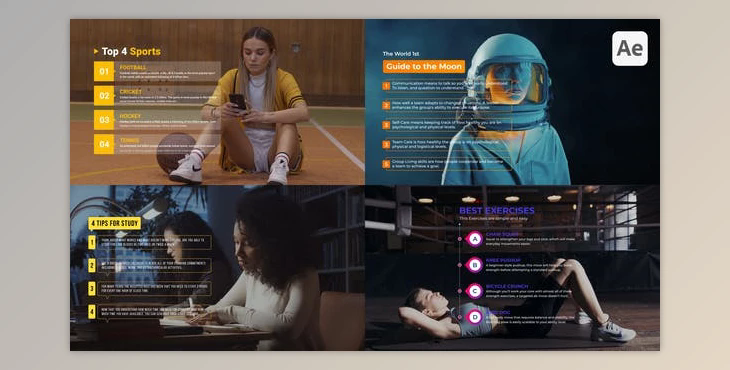 List Title Pack (Videohive 39957731) - AE Project