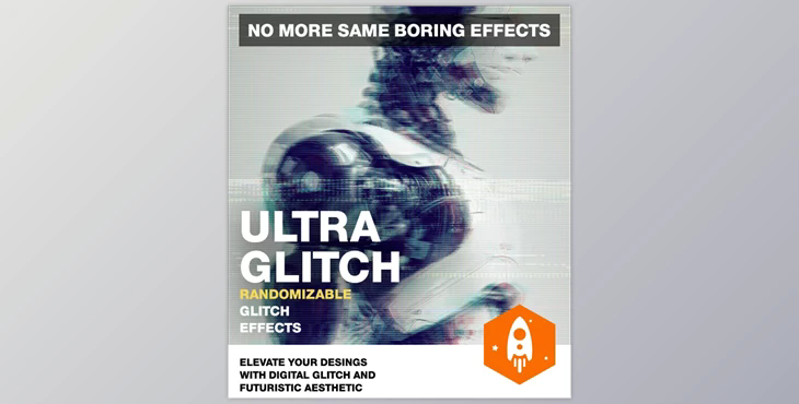 Ultra Glitch Random Glitch Effect Template and Action - 52186165