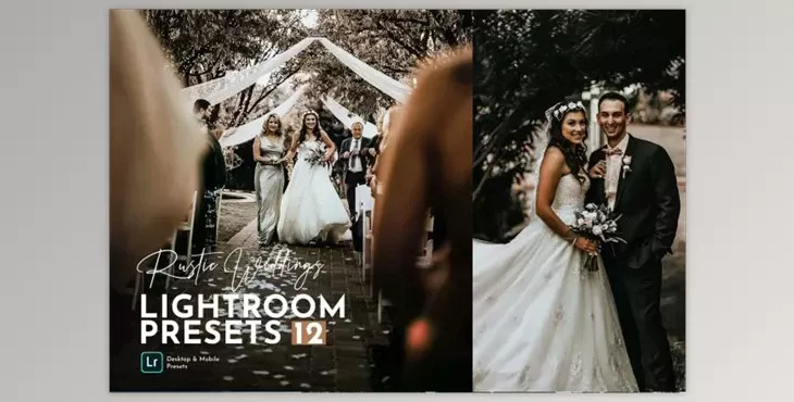 Rustic Wedding Lightroom Preset Pack By PixelHive Pro (LRTEMPLATE, DNG, XMP, PDF)
