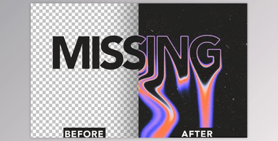 Melted Text Effect - MTW4QZ2