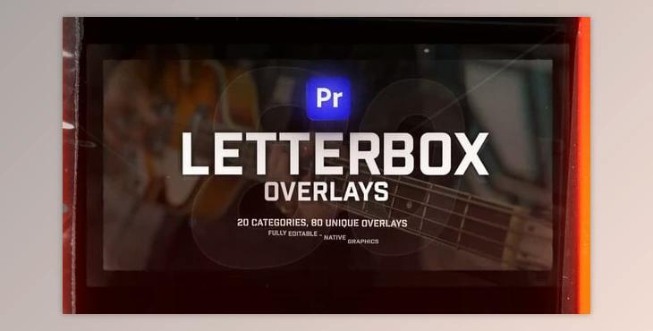 Film LetterBox Overlays Pack For Premiere Pro: Old Film, Grunge, Gritty, Cinematic, Timeless Borders (Videohive 54306060) - PR Project