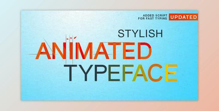 Stylish Animated Typeface (Videohive 6145345)