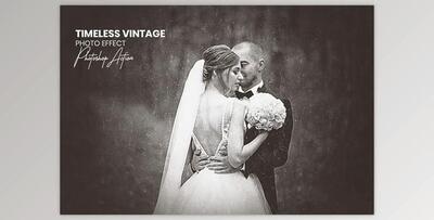 Timeless Vintage Photo Effect CreativeMarket - 91543102