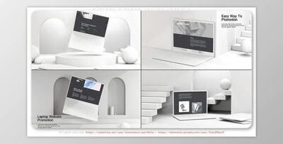 Minimal N Clean Laptop Promote (Videohive 38528513) - AE Project