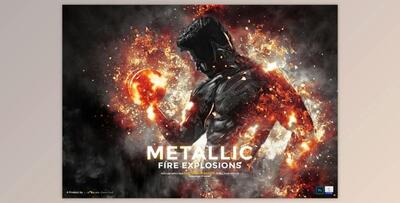Metallic – Fire Explosion PS Action By artmartz