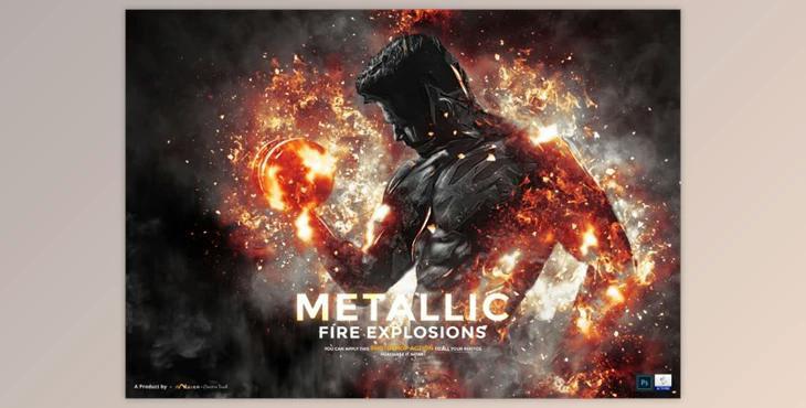 Metallic – Fire Explosion PS Action By artmartz