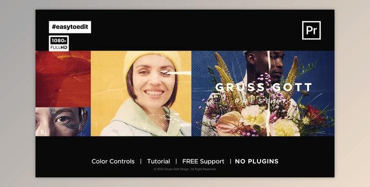 Multi-Screen Slideshow (Videohive 44780688) - PR Project