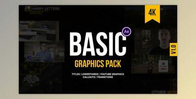 Basic Graphics Pack For Video Creators (Videohive 26631871)