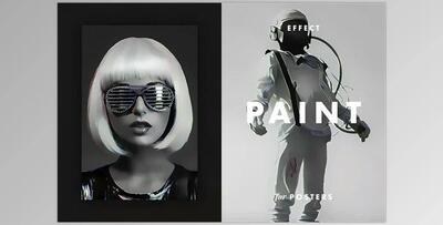 Paint Smudges Effect for Posters - 6878083