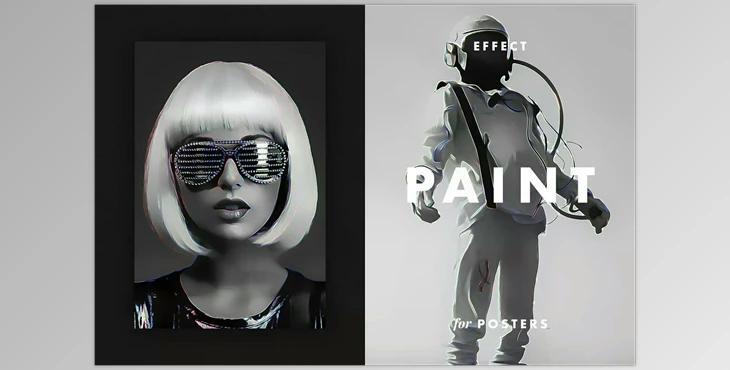 Paint Smudges Effect for Posters - 6878083