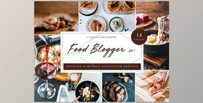 14 x Lightroom Presets, Food Blogger CreativeMarket-5962539 (XMP, LRTEMPLATE, DNG, JPG)