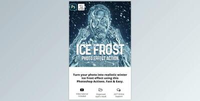 Ice Frost Photoshop Action GraphicRiver-29754265 (ABR, GRD, PAT, ATN)