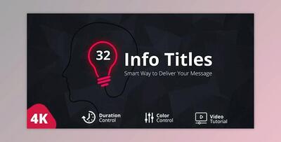 Info Titles Pack (Videohive 16458376) - AE Project
