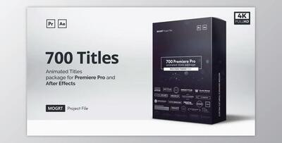 Text Animations - Animated Titles for Premiere Pro & After Effects (Videohive 21688149)
