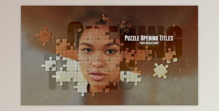 Puzzle Opening Titles (Videohive 55580248) - AE Project