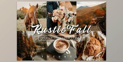 Rustic Fall Moody Lightroom Presets By CityTurtles (Mob, Desk) CreativeMarket 6463051