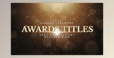 Awards Titles (VideoHive 39783921) - AE Project