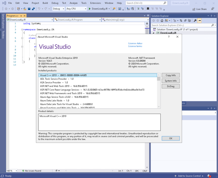 Microsoft Visual Studio 2019 v16.11.40 / 2017 v15.9.40