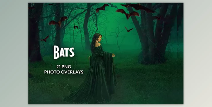 20 Bat Photo Overlays GraphicRiver - 34818303