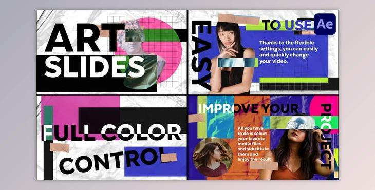 Postmodern Creative Slides for After Effects (Videohive 52322132) - AE Project