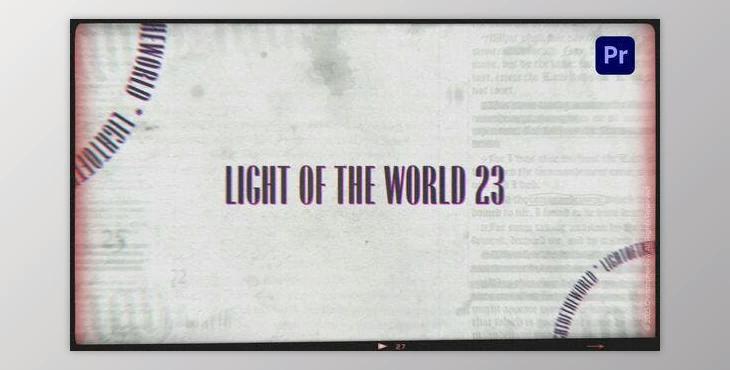 Light Of The World // Conference Promo (Videohive 42858990)