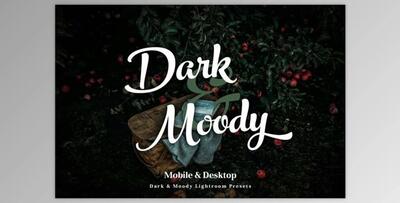 Dark & Moody Lightroom Presets CreativeMarket 2967965