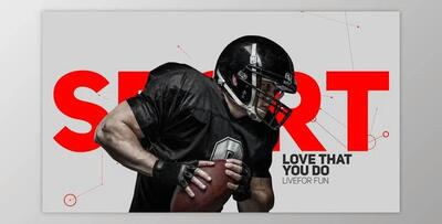 Sport Minimal Intro (Videohive 37151985) - AE Project