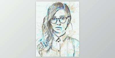 Watercolor Photoshop Action by UnicDesign (ABR, ATN, PAT)