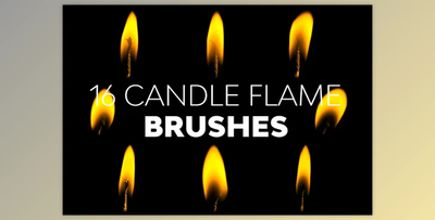 Candle Flame Brushes JQPGRFP