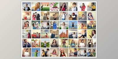 Collage Photo Display Action V1 (JPG, ATN)