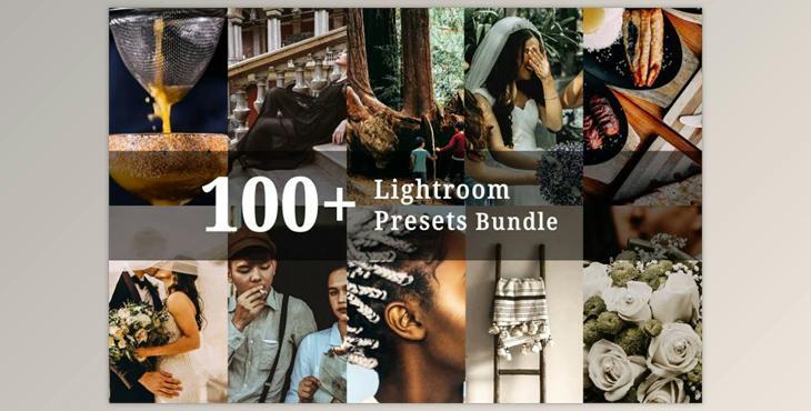 100+ Lightroom Presets Bundle CreativeMarket-5363532 (XMP, DNG)