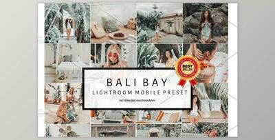 5 Mobile Presets BALI BAY (DNG, Zip, PDF)