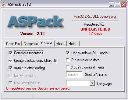 ASPack 2.42 Multilingual