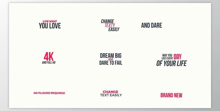 Kinetic Typography (Videohive 20578796) - AE Project