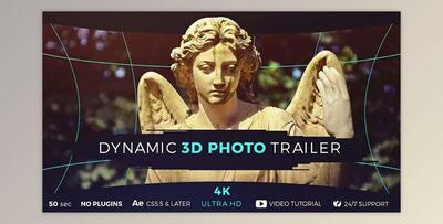 Dynamic 3D Photo Trailer (Videohive 17798000) - AE Project