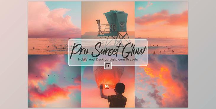 10 ProSunset Glow Mobile & Lightroom CreativeMarket-5943369 (LRTEMPLATE, DNG, XMP)