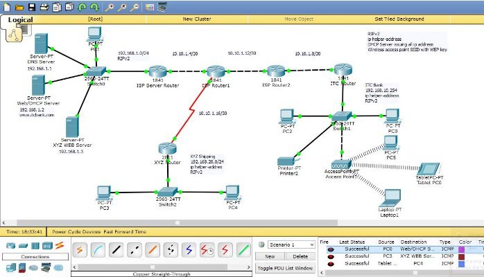 Cisco Packet Tracer 8.2.1 Windows/ 7.2.1 Linux