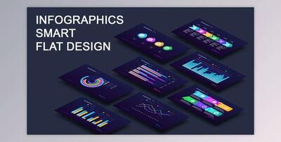 Infographics Smart Flat Design (Videohive 23493675) - AE Project