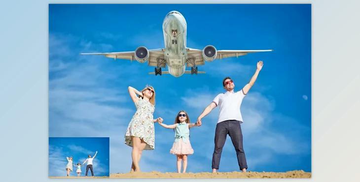 5 Airliners Photo Overlays