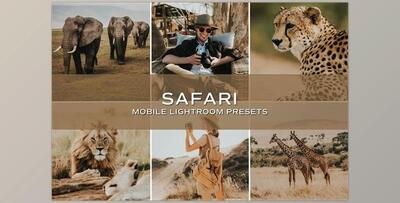 5 Safari Lightroom Presets CreativeMarket-5698736 (DNG, XMP) - Mobile And Desktop